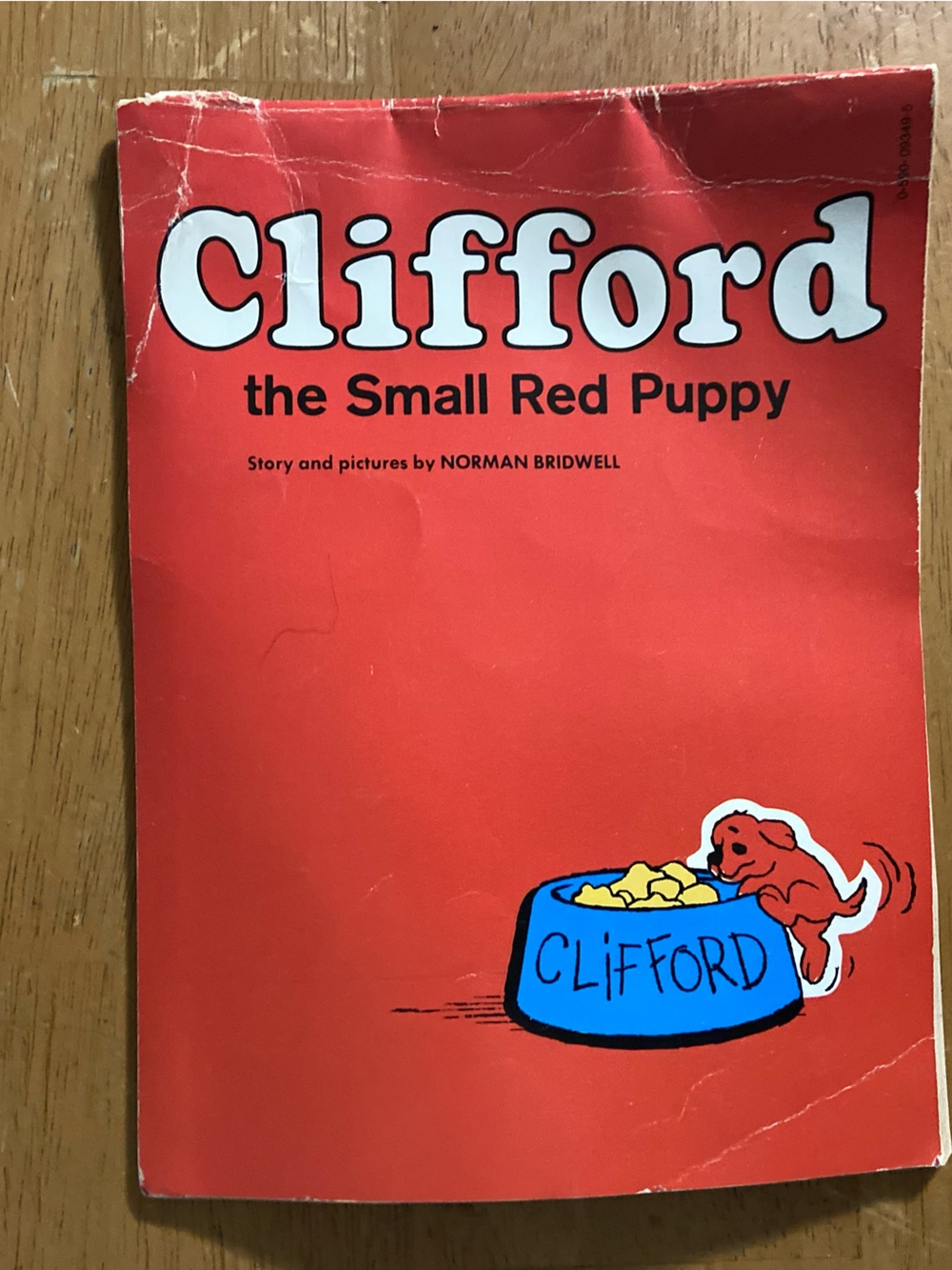 Vintage 70s 1970s Clifford the Dog Clifford the Small Red Puppy Book Red Cover